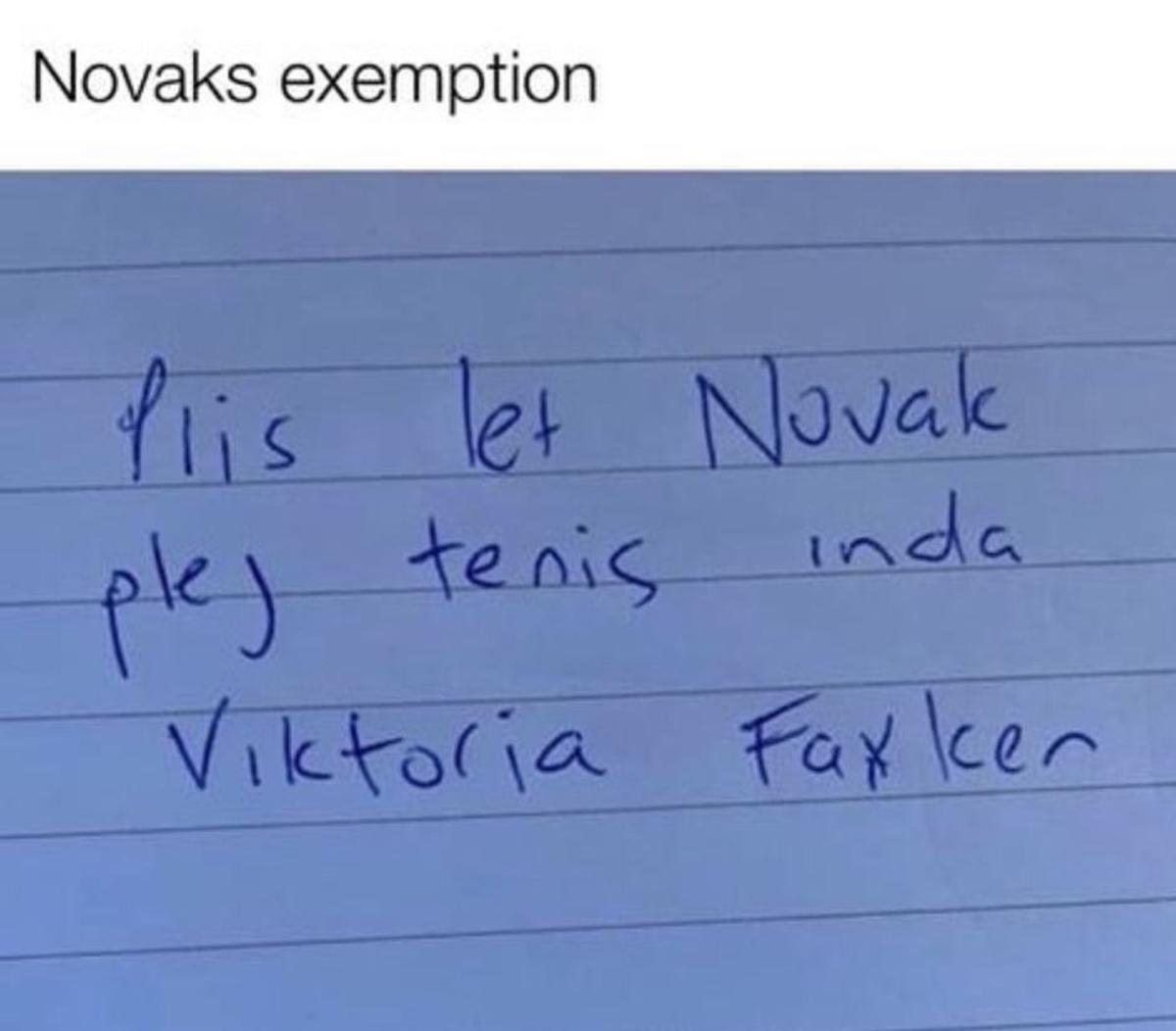 Cele mai haioase memeuri apărute după „lupta” lui Djokovic cu vameşii din Australia