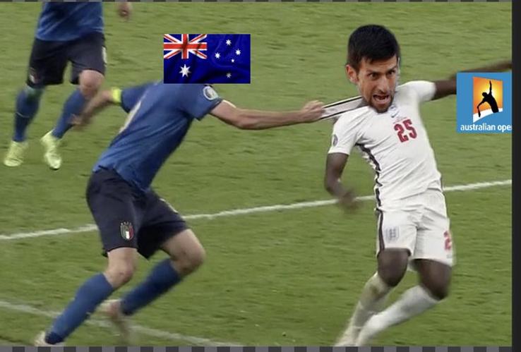 Djokovic, ținta ironiilor după ce nu a fost lăsat să intre în Australia