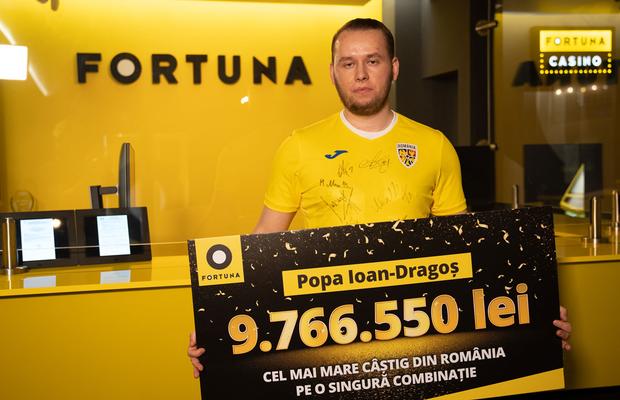 Fortuna a plătit cel mai mare câștig la pariuri, din România