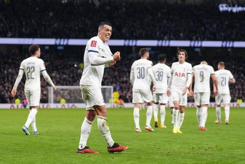 Tottenham a câștigat cu Burnley, scor 1-0, în turul 3 din Cupa Angliei, și s-a calificat în optimile celei mai vechi competiții de fotbal din lume/ foto Imago Images