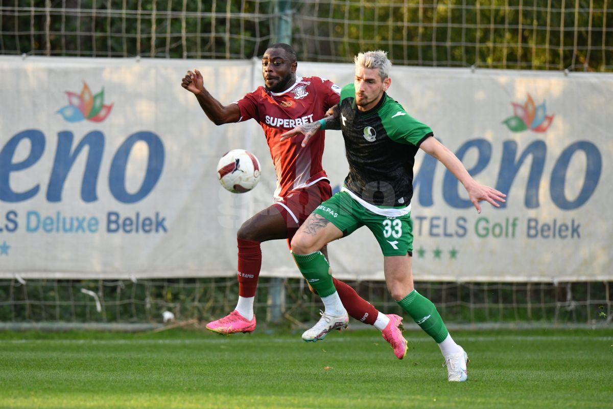 Rapid - Sakaryaspor, meci amical în Antalya