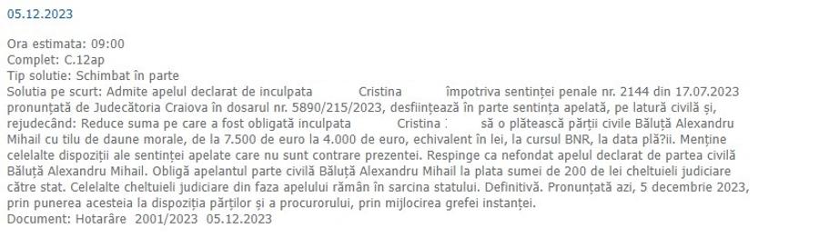Decizia finală, din decembrie 2023 Vedeta de la FCSB a trecut printr-o perioadă de coșmar: presupusa amantă i-a cerut mii de euro pentru a nu-i spune totul soției! Totul s-a terminat în instanță