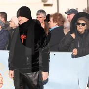 Gigi Becali la programul liturgic al sărbătorii Botezului Domnului la Catedrala Patriarhală. FOTO: Dumitru Angelescu (Libertatea / GSP)