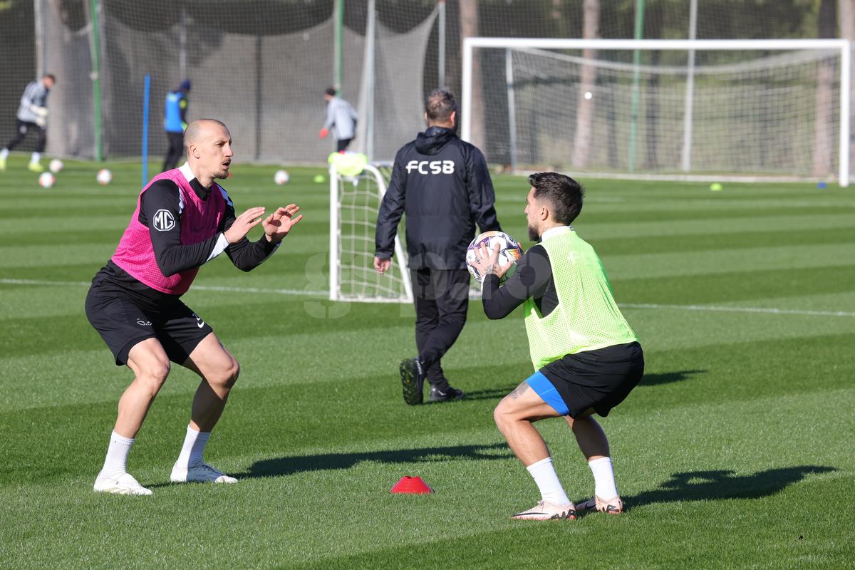 Juri Cisotti a făcut cunoștință cu metodele lui Neubert: „Tempo, Juri, tempo” » Cum a decurs primul antrenament făcut de FCSB în Antalya + Cine a lipsit
