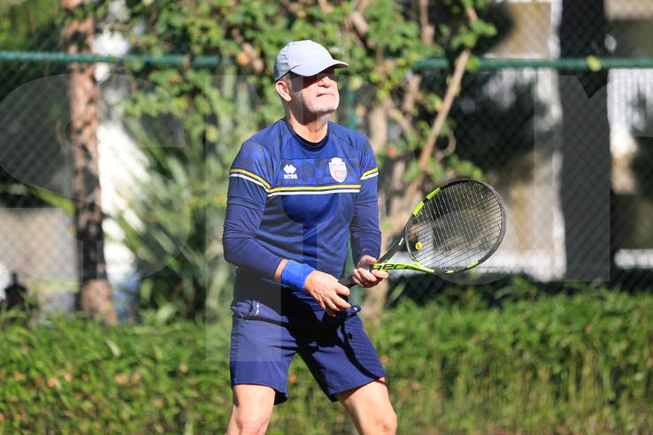 Valeriu Iftime joacă tenis în Antalya FOTO: Ionuţ Iordache (GSP)