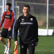 Antrenament Rapid în Antalya, Constantin Gâlcă FOTO: Ionuţ Iordache (GSP)