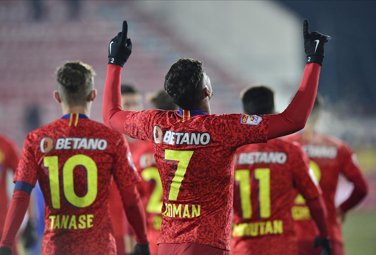 VOLUNTARI - FCSB 1-2 // NOTE GSP Darius Olaru și Florinel Coman au salvat-o pe FCSB » Cine a fost „repetentul” din echipa lui Vintilă