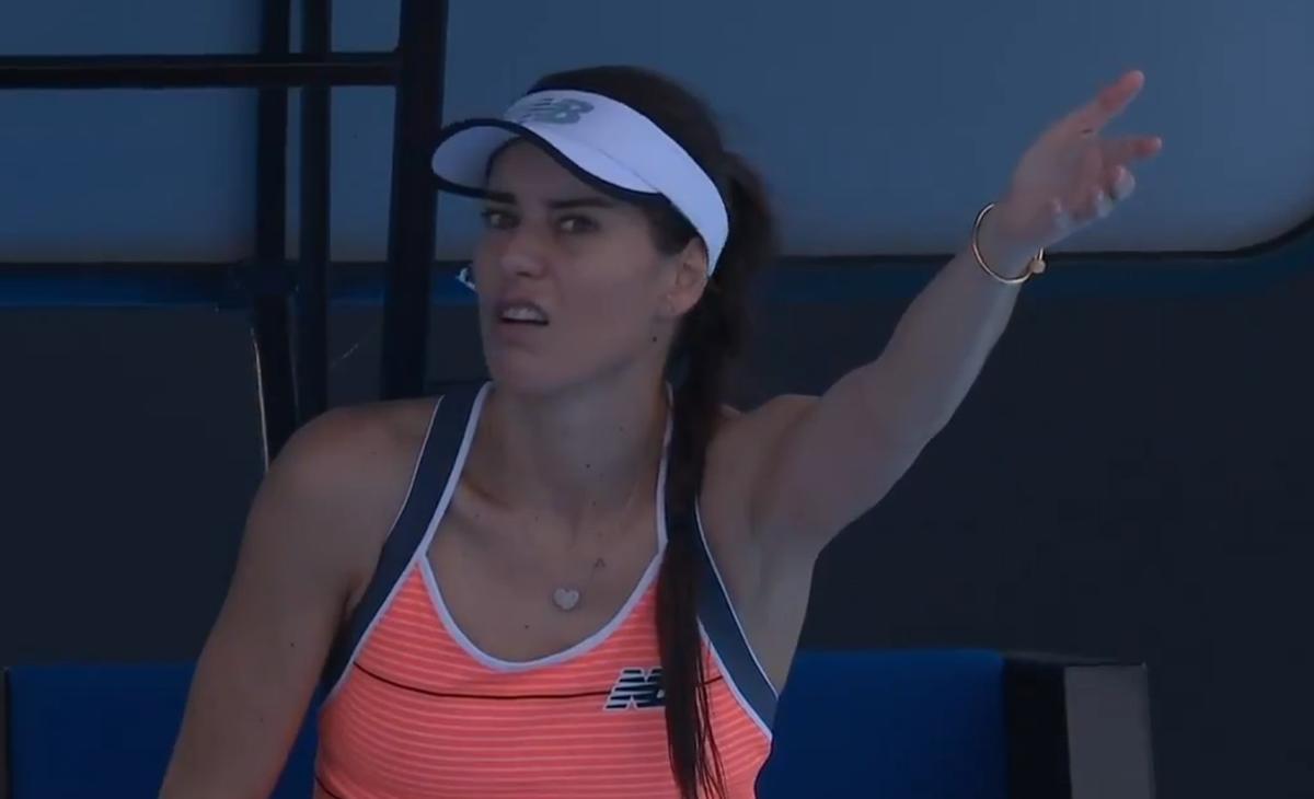 Sorana Cîrstea, criză de nervi la adresa antrenorului Adrian Cruciat
