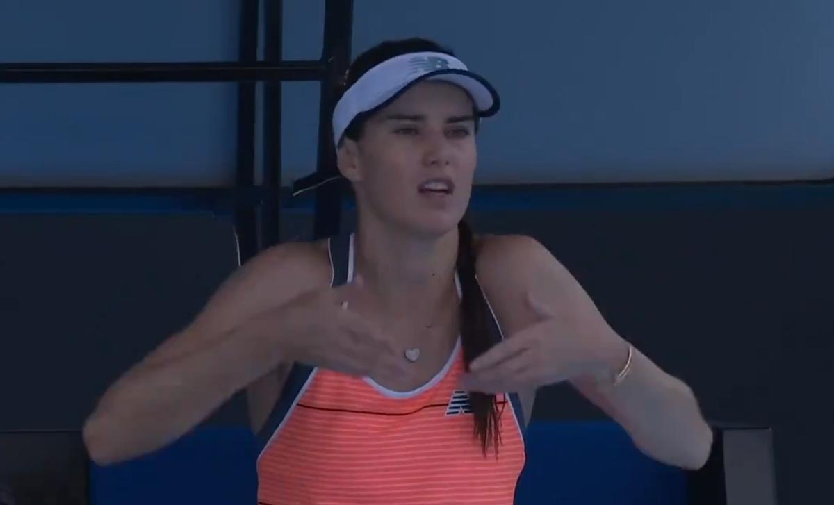 Sorana Cîrstea, criză de nervi la adresa antrenorului Adrian Cruciat