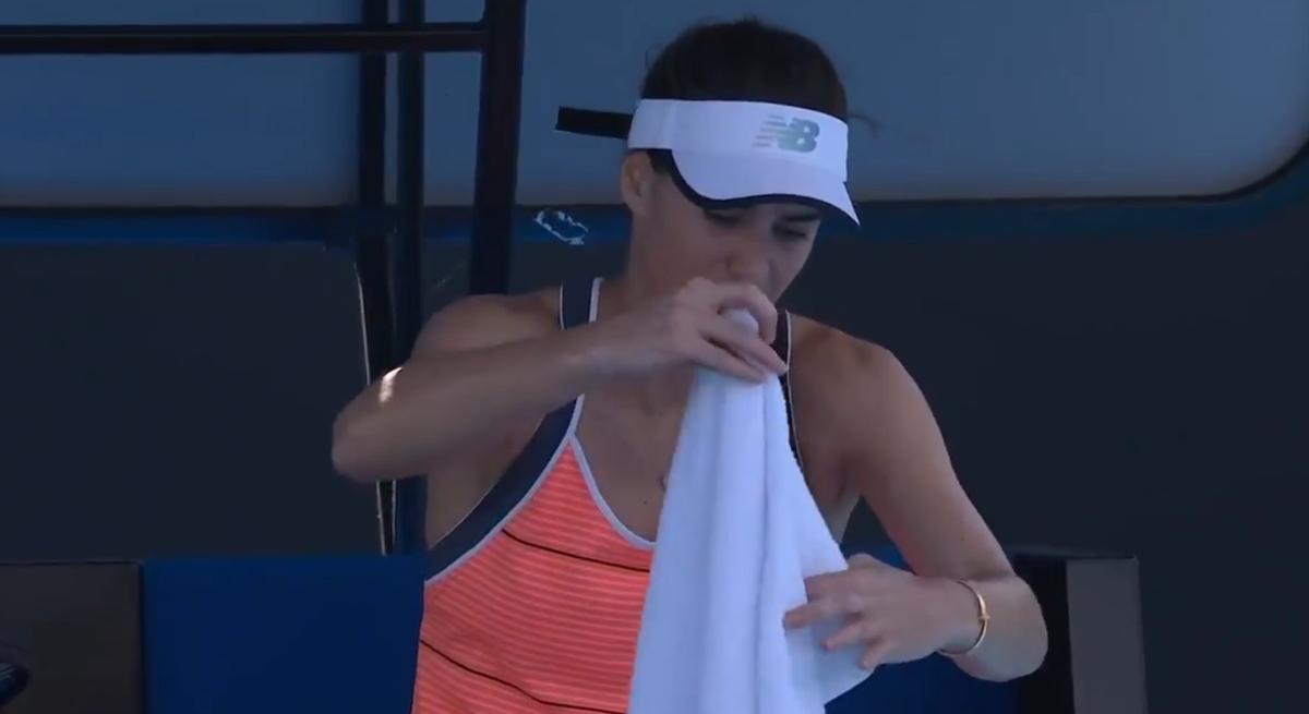 Sorana Cîrstea, criză de nervi la adresa antrenorului Adrian Cruciat
