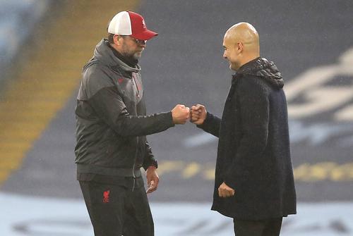 Jurgen Klopp (53 de ani) și Pep Guardiola (50 de ani)