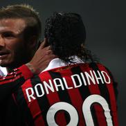 Beckham și Ronaldinho au fost colegi la AC Milan // Foto: Getty Image