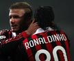 Beckham și Ronaldinho au fost colegi la AC Milan // Foto: Getty Image