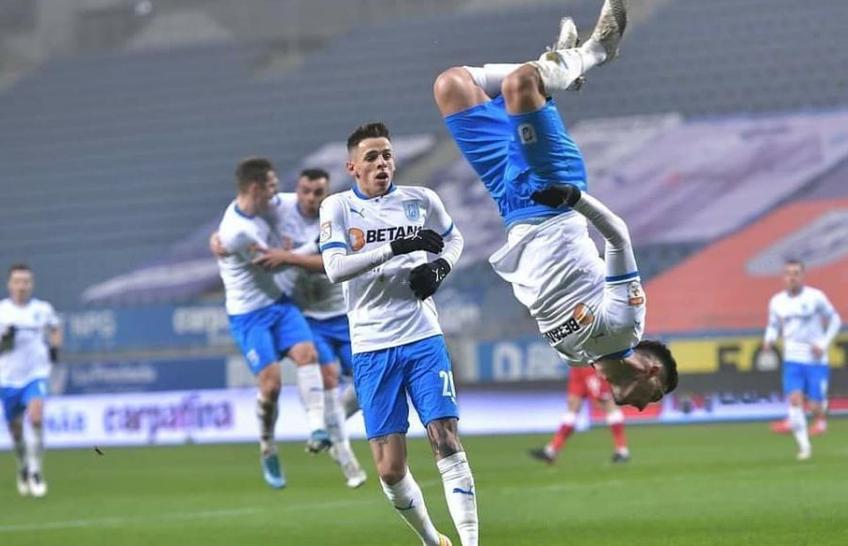 CS Universitatea Craiova a învins-o pe Dinamo, scor 1-0, în cel mai tare meci al etapei din Liga 1! / FOTO: instagram.com/universitateacraiovaofficial/