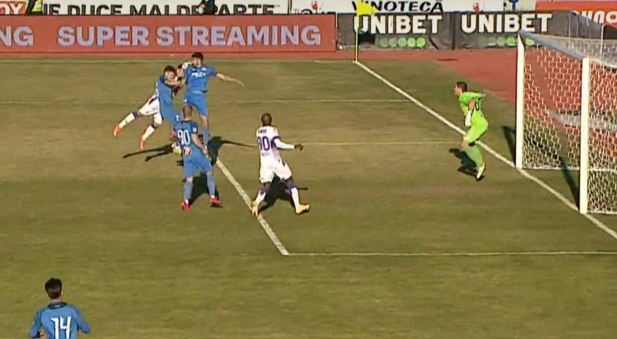 Golul lui Kehinde Fatai în FC Argeș - Academica Clinceni