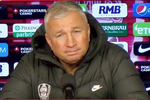 Dan Petrescu, antrenorul lui CFR Cluj // sursă foto: captură YouTube @ CFR Cluj