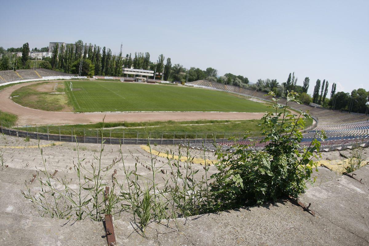 Stadionul „Dunărea” din Galați, la vizita Gazetei Sporturilor din 2011