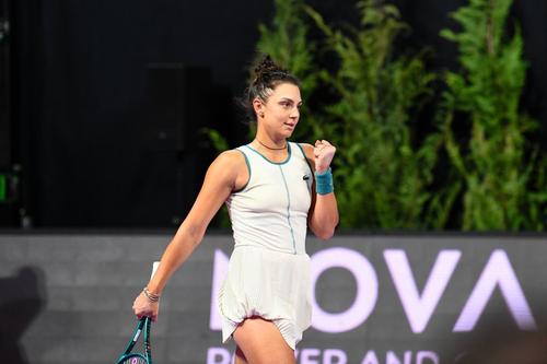 Jaqueline Cristian bucurându-se după un punct reușit FOTO Imago Images