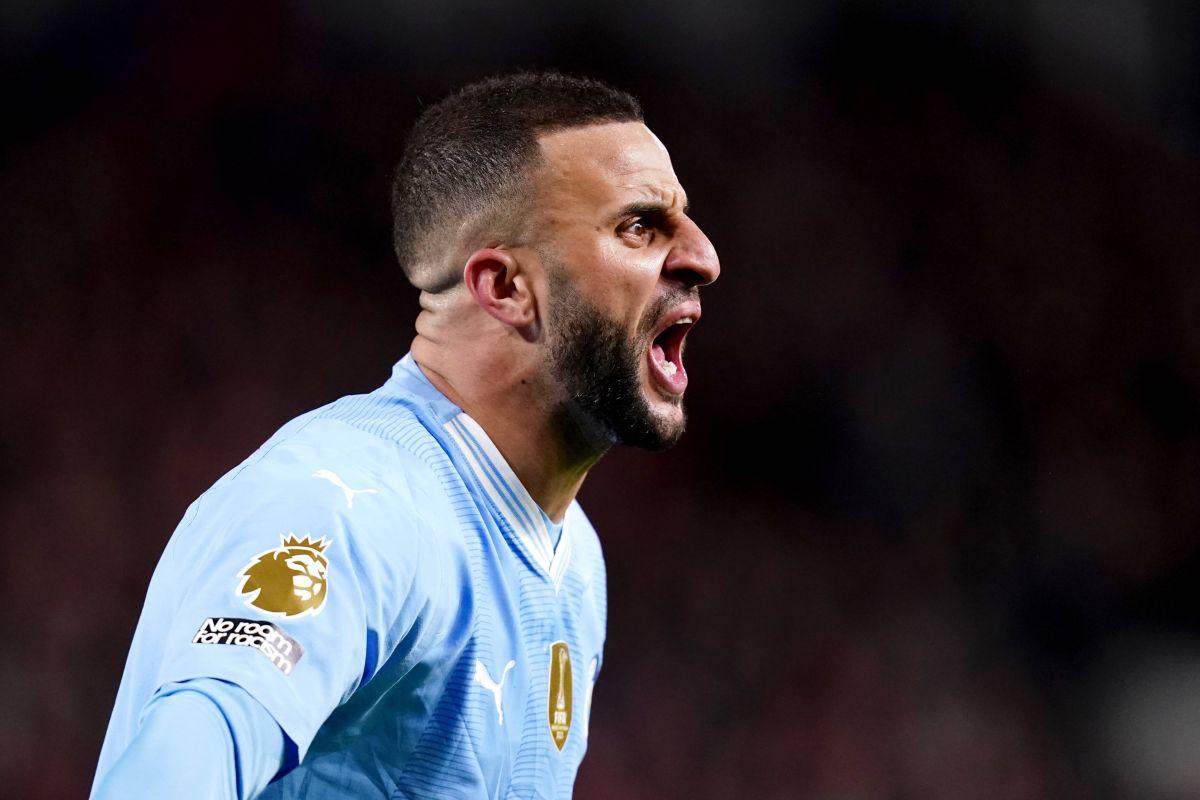 Kyle Walker, conflict la meciul cu Brentford