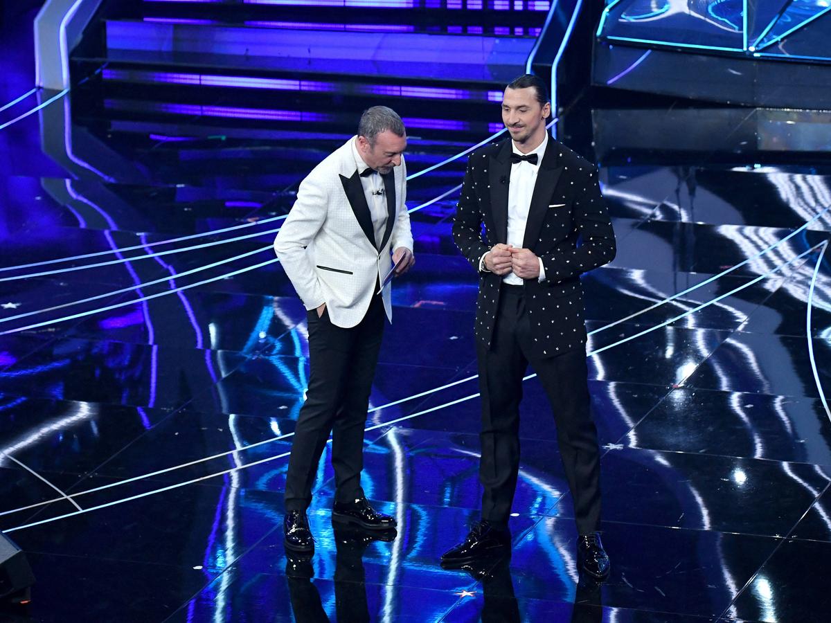 Zlatan Ibrahimovic, show la Festivalul de la Sanremo: „Ce mai cauți aici, câți ani ai?”