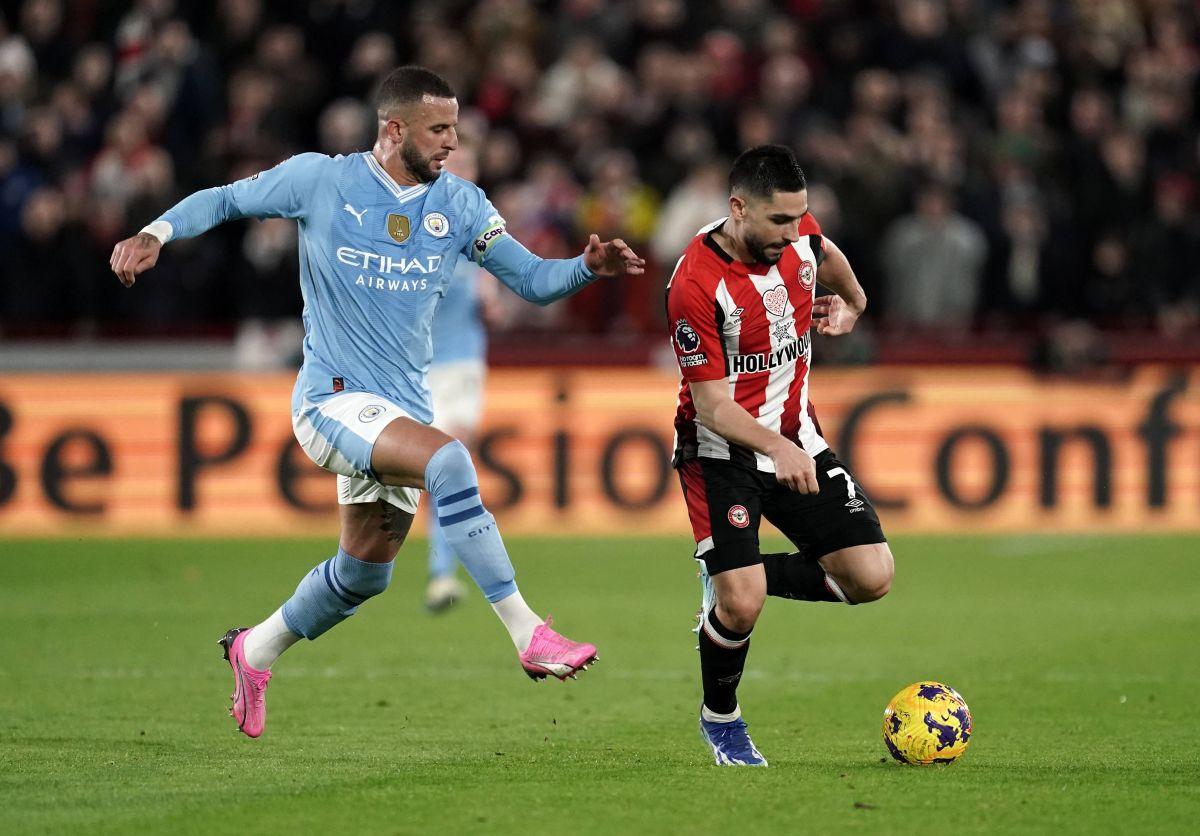 Kyle Walker, conflict la meciul cu Brentford