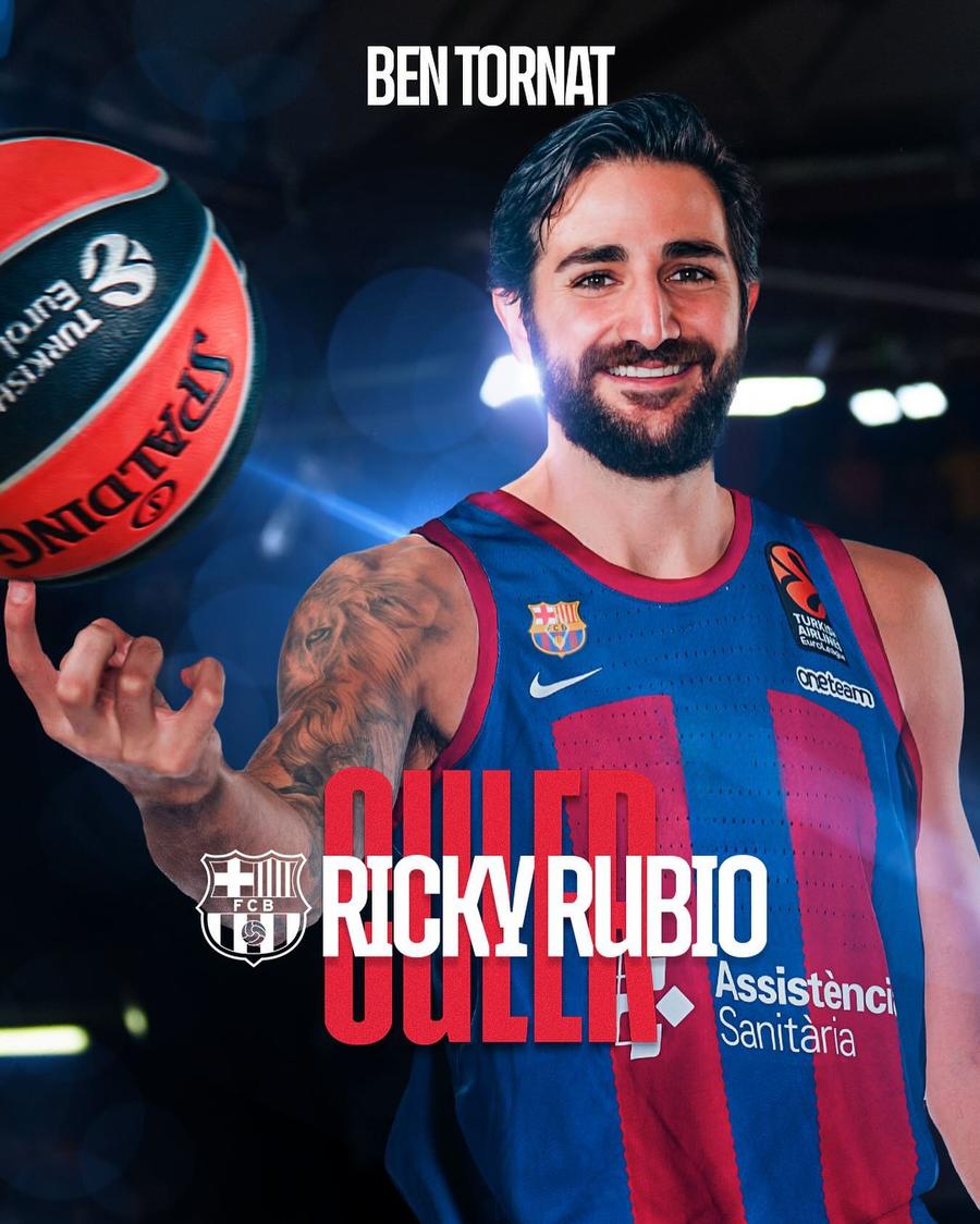 FOTO: Facebook @FCBbasket Veste extraordinară din Spania! Starul retras din cauza problemelor de sănătate mintală a revenit și a semnat cu Barcelona
