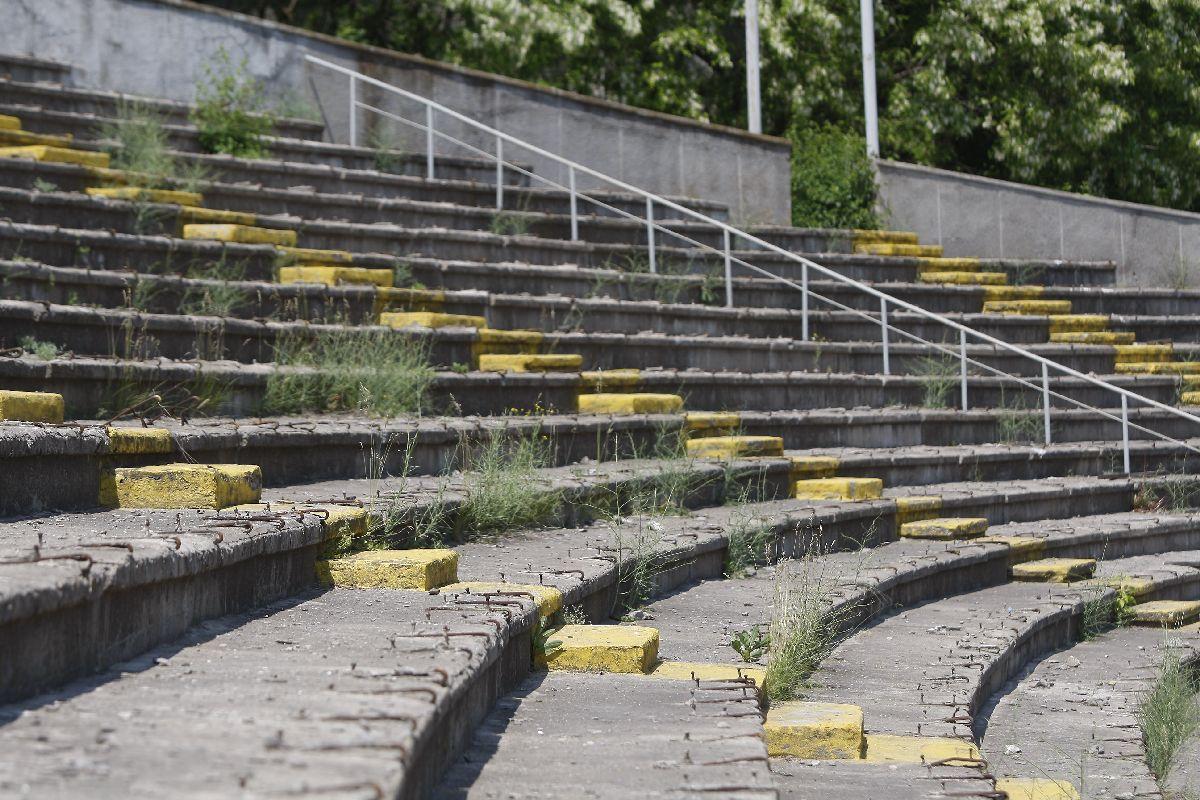 Stadionul „Dunărea” din Galați, la vizita Gazetei Sporturilor din 2011
