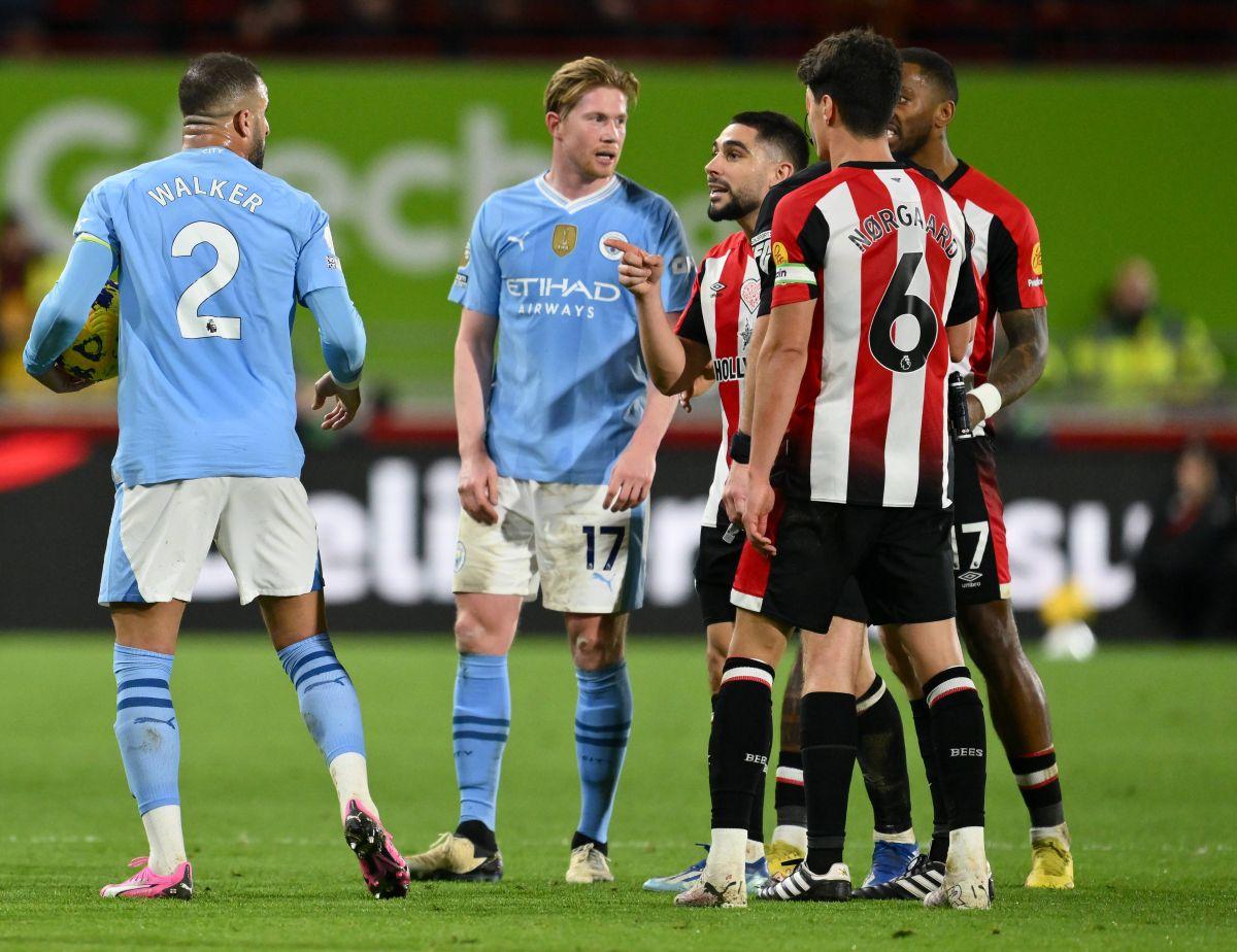Kyle Walker, conflict la meciul cu Brentford
