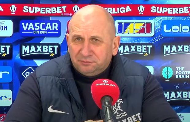 Vasile Miriuță, după Poli Iași - CFR Cluj: „Tot aud cuvântul ăla!”
