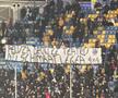 Mesaj afișat de suporterii de la Petrolul în meciul cu FCSB/ FOTO: GSP