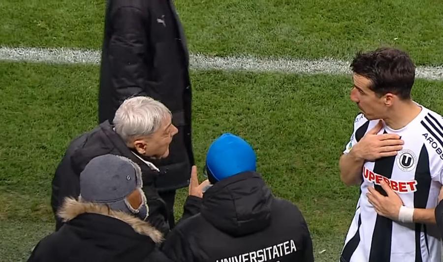 Captură TV @Prima Sport 1 Cine are voie să-i vorbească lui Sorin Cârțu?