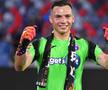 Raul Bălbărău, cu eșarfa Peluzei Sud la gât, în perioada în care juca la Steaua / Sursă foto: Facebook