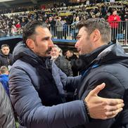 Elias Charalambous și Adrian Mutu, în Petrolul - FCSB/ FOTO: Ionuț Iordache GSP