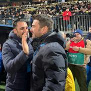 Elias Charalambous și Adrian Mutu, în Petrolul - FCSB/ FOTO: Ionuț Iordache GSP