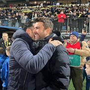 Elias Charalambous și Adrian Mutu, în Petrolul - FCSB/ FOTO: Ionuț Iordache GSP