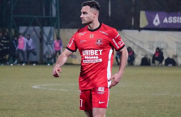 Dennis Politic, după debutul cu pasă de gol la Hermannstadt: „Nu am jucat cât mi-aș fi dorit”