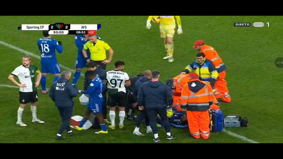 Antoine Baroan, accidentare groaznică în Sporting - AFS