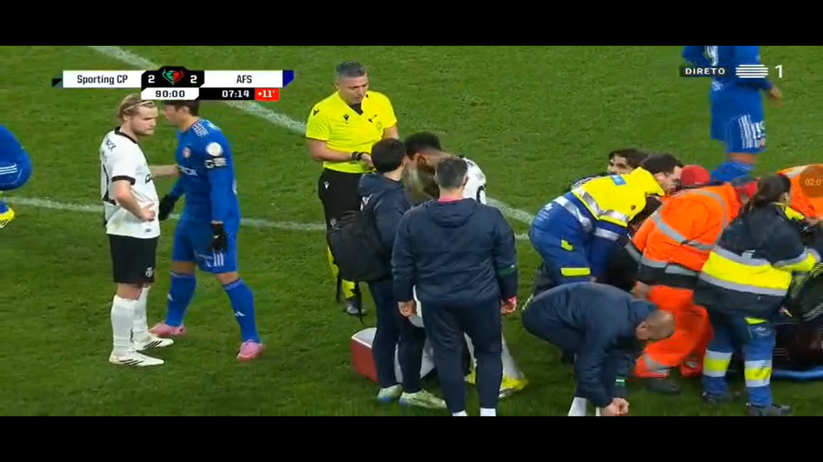 Antoine Baroan, accidentare groaznică în Sporting - AFS