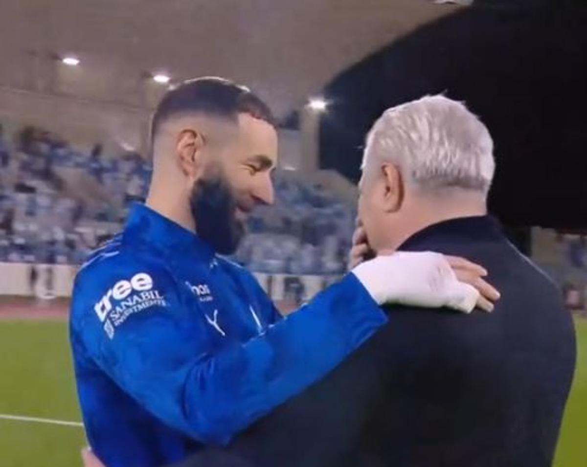 Marius Șumudică și Karim Benzema