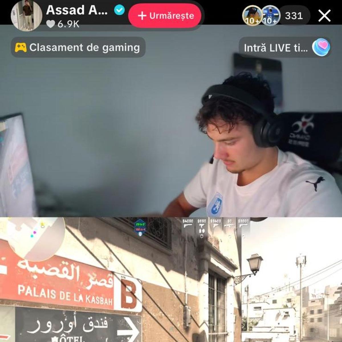 Assad Al Hamlawi, LIVE pe Counter-Strike a doua zi după meci: „Ce faci bă topitule?”