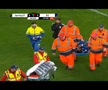 Primele imagini cu Antoine Baroan, după ce și-a rupt piciorul la debut