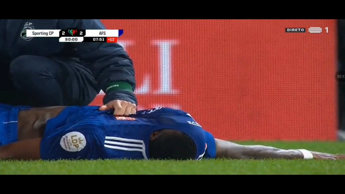 Antoine Baroan, accidentare groaznică în Sporting - AFS