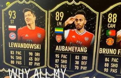 FIFA20 // Reacția amuzantă a lui Pierre Aubameyang, după ce și-a văzut noul card din Ultimate Team