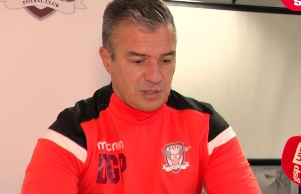 RAPID - REȘITA // VIDEO Daniel Pancu și-a luat gândul de la primul loc: „Va fi greu s-o prindă cineva pe UTA” + ce problemă a identificat la echipa sa