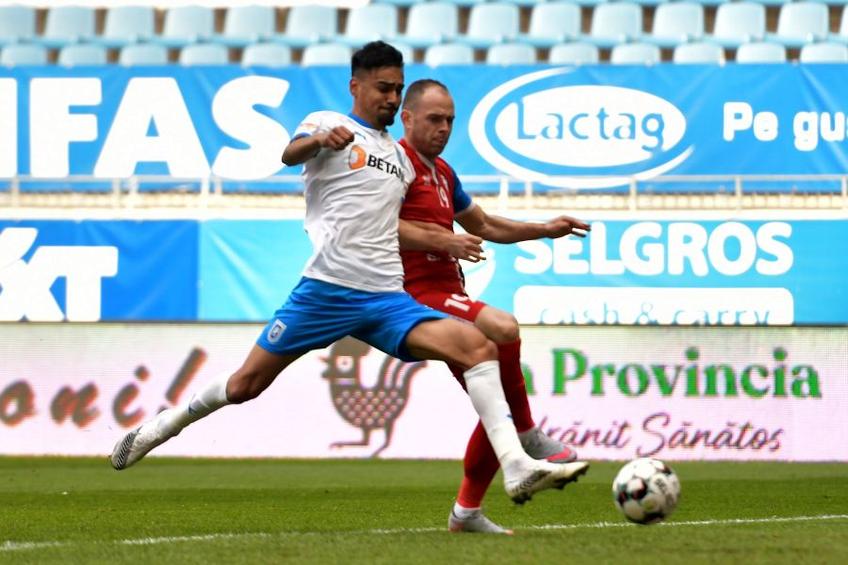 Ștefan Baiaram a adus victoria oltenilor FOTO: facebook.com/UCVOficial