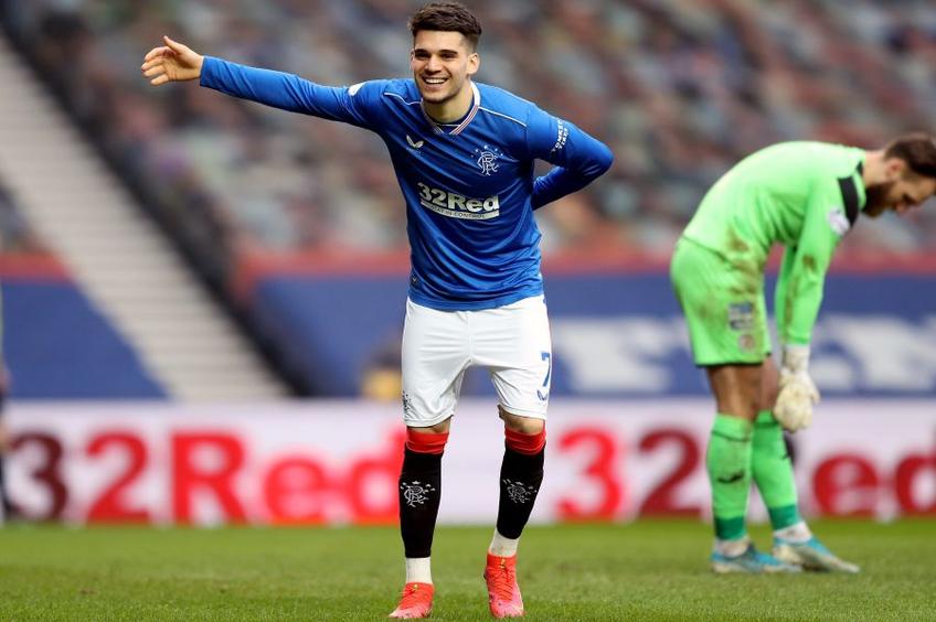 Ianis Hagi, gol în Rangers - St. Mirren // foto: Imago
