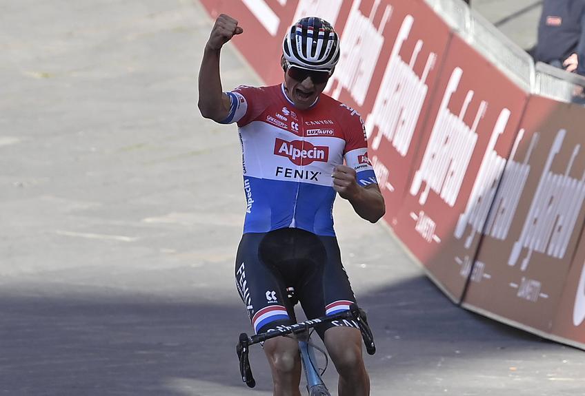 Mathieu van der Poel, câștigător în Strade Bianche