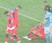 Florin Tănase (27 de ani) a cerut o lovitură de la 11 metri în minutul 75 al meciului dintre FCSB și FC Voluntari, după un duel cu Igor Armaș (34 de ani).