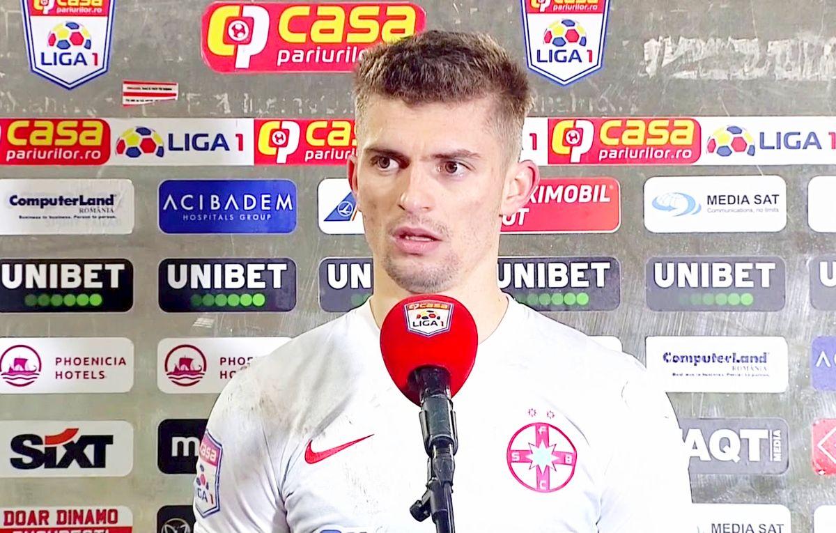 „Înseamnă că nu te duce prea mult mintea” » Nemulțumirea lui Florin Tănase, după victoria cu Voluntari