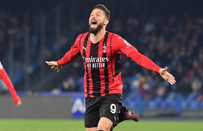 Napoli - AC Milan 0-1 » Schimbare de lider în Serie A. Olivier Giroud, eroul „rossonerilor”